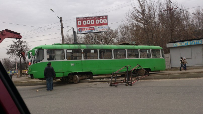 Трамвайный Дрифт в Харькове.