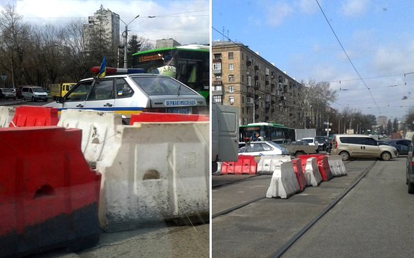 Часть Московского перекрыта до 10 мая